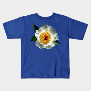 White Poppies in Sunshine Kids T-Shirt